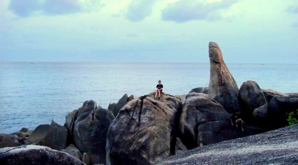 Hin-Ta Hin-Yai - Großmutter und Großvater Felsen am Coral Cove Beach