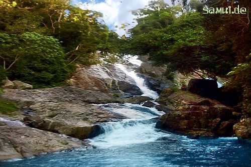 Foto: Hin Lat  Wasserfall bei Nathon /  Insel Koh Samui  (Thailand)