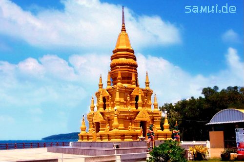 Foto: Tempel Chedi Laem Sor Wat in Koh Samui  (Thailand)