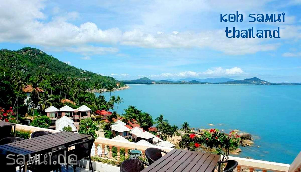 Blick zum Chaweng Strand (Koh Samui)